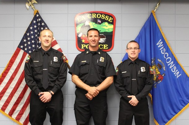 New Officers Ethan Purkapile and Stephen Trussoni