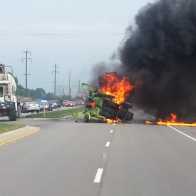 Fiery Crash in KY
