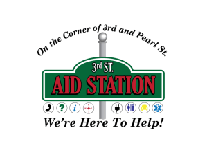 3rd Street Aid Station Logo