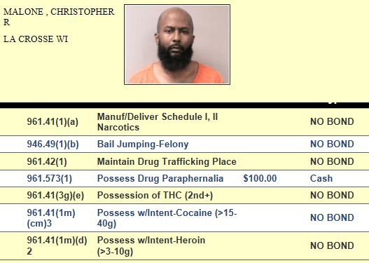 Christopher Malone w Charges